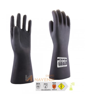 Guantes de neopreno para productos químicos  38 cm