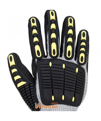 Guantes anti impacto forrados anticorte nivel 5 o C