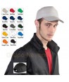 Gorra con sandwich contrastado con cierre velcro para adulto