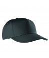 Gorra con sandwich contrastado con cierre velcro para adulto color gris
