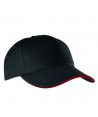 Gorra con sandwich contrastado con cierre velcro -Adulto-