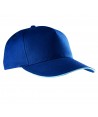 Gorra con sandwich contrastado con cierre velcro para adulto