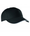 Gorra con sandwich contrastado con cierre velcro para adulto
