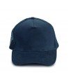 Gorra de rejilla con ajuste mediante corchetes camuflaje  color marino