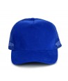 Gorra de rejilla con ajuste mediante corchetes camuflaje  color royal