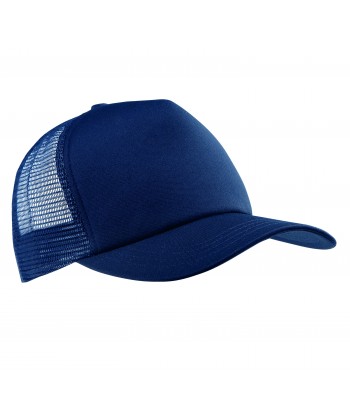 Gorra de rejilla con cierre mediante corchetes para adulto marino