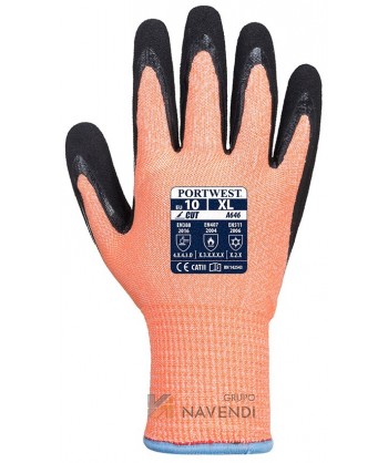 Guante Nitrilo anti-corte Vis-Tex HR  nivel anticorte D