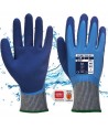 Guante impermeable de HPPE y látex con nivel anticorte D