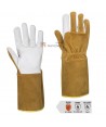 Guantes de piel y serraje para soldadura TIG