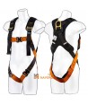 Arnés con enganche dorsal y hebillas automáticas