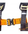 Arnés con enganche dorsal y hebillas automáticas