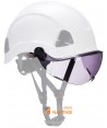 Visor panorámico para casco incoloro y ahumado