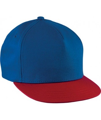 Gorra con cierre mediante corchetes y visera plana para niño