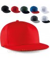 Gorra con cierre mediante corchetes y visera plana para adulto