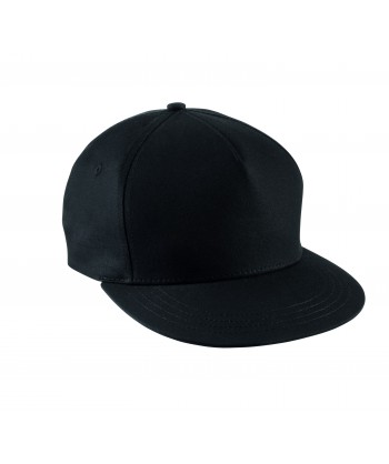 Gorra con cierre mediante corchetes y visera plana para adulto