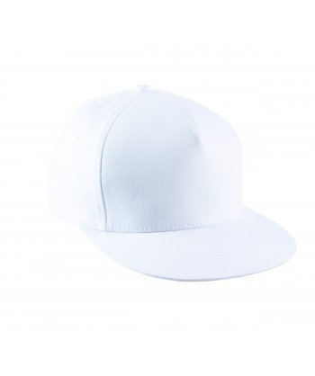Gorra con cierre mediante corchetes y visera plana para adulto
