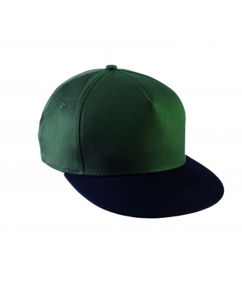 Gorra con cierre mediante corchetes y visera plana para adulto