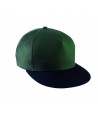 Gorra con cierre mediante corchetes y visera plana para adulto