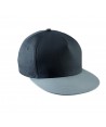 Gorra con cierre mediante corchetes y visera plana para adulto