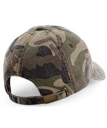 Gorra de algodón con visera pre curvada y cierre con hebilla para adulto