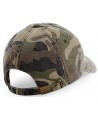 Gorra de algodón con visera pre curvada y cierre con hebilla para adulto
