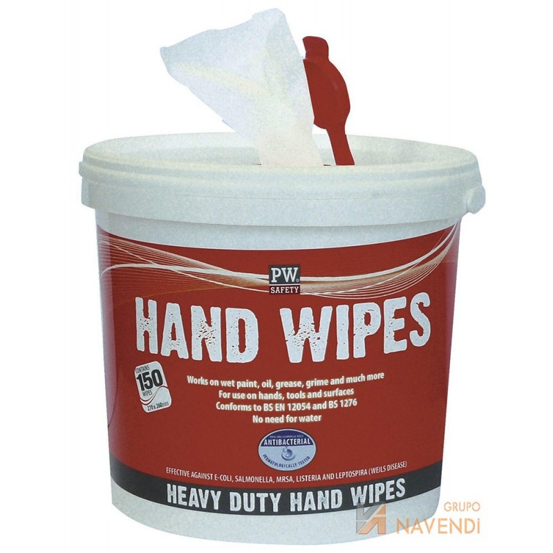 Toallitas de mano antibacterianas y antisépticas