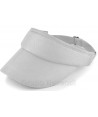 Visera deportiva y curvada ajustable con hebilla para mujer color  blanco