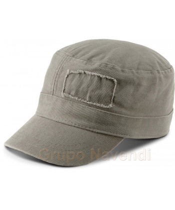 Gorra de algodón con cierre de hebilla para adulto color beige