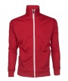 Chaqueta bicolor de chándal para adulto color rojo/blanco