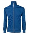 Chaqueta bicolor de chándal para adulto color royal/blanco