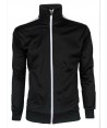 Chaqueta bicolor de chándal para adulto color negro/blanco