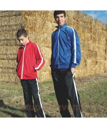 Chaqueta bicolor de chándal para adulto