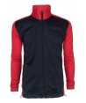Chaqueta bicolor de chándal de niño color rojo/marino