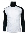 Chaqueta bicolor de chándal de niño color negro/blanco