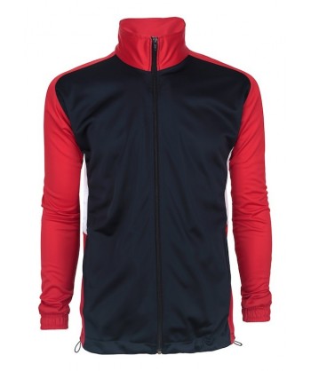 Chaqueta bicolor de chándal para adulto color rojo/marino