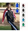 Chaqueta combinada de chándal para adulto color negro/rojo