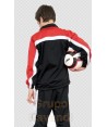 Chaqueta combinada de chándal para adulto color negro/rojo