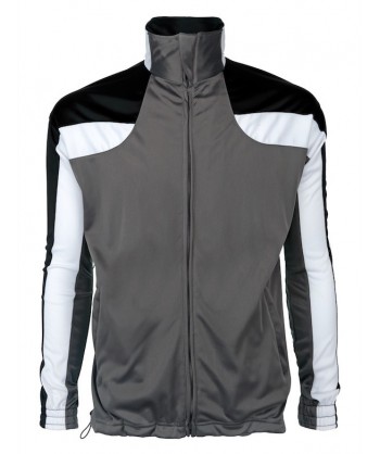 Chaqueta combinada de chándal para adulto color gris/negro