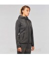 Moderna chaqueta de chándal con capucha para señora