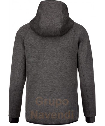 Chaqueta chándal con capucha para hombre color gris oscuro