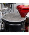 Cubre bidones para absorción de derrames universales
