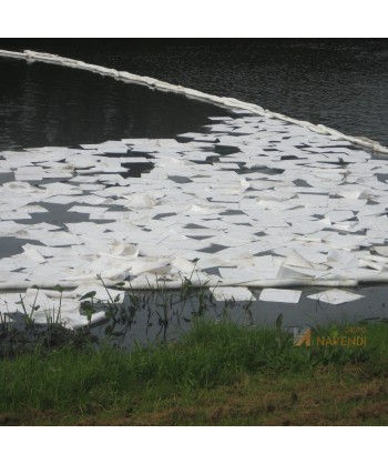 Hojas hidrofóbicas finas para la absorción de aceites