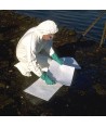 Hojas hidrofóbicas gruesas para la absorción de aceites