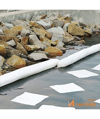 Barreras marinas para contención de aceites y combustibles