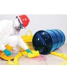 Hojas finas para absorción de derrames químicos