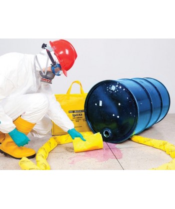 Hojas finas para absorción de derrames químicos