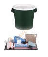 Kit para contención y absorción de derrames químicos