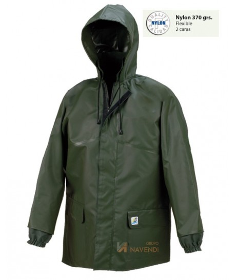 Chaqueta gruesa de Nylon flexible especial agua para pesca deportiva e industrial