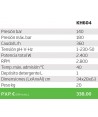 Hidrolimpiadora de agua fría a 140 Bar y 360 litros hora