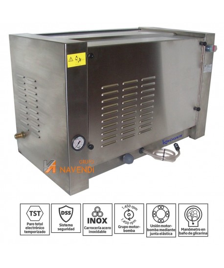 Hidrolimpiadora eléctrica fija de agua fría a 150 BAR y 1.260 l/m
